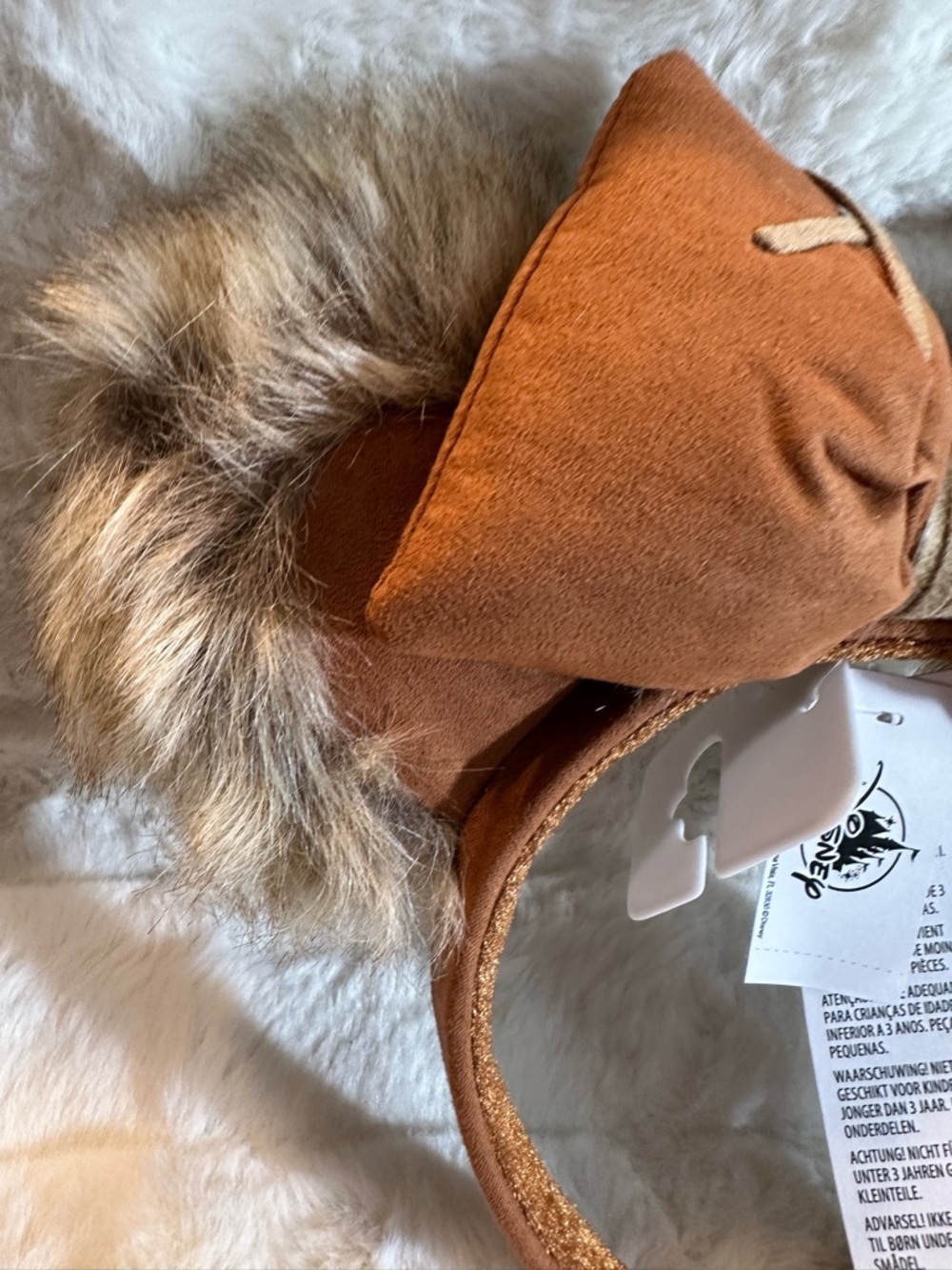 NWT Ewok Star Wars Disney Amazing Ears Headband - Picture 3 of 4